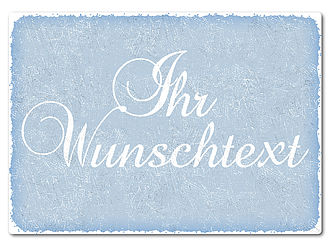 Retroschild mit Wunschtext A4 pastellblau Retroschild mit Wunschtext A4 pastellblau