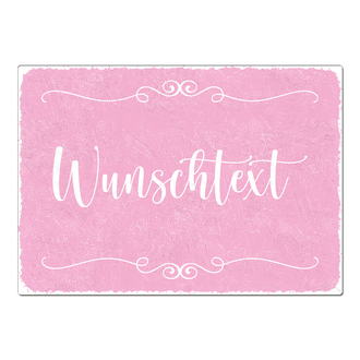 Blechschild im Vintage Stil selbst gestalten