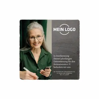 Schiefertafel als Dienstauszeichnung