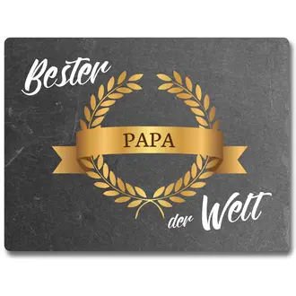 Schiefertafel "Bester Papa der Welt"