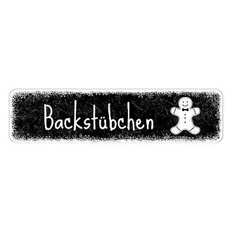 Schild Backstübchen Symbol Lebkuchenmann
