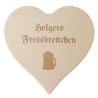 Holzbrett - Fressbrettchen