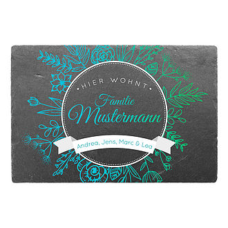 Schild mit farbigem Design Schild mit farbigem Design