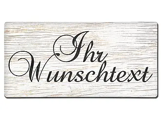 Vintage Stil - Schild aus Aluminium