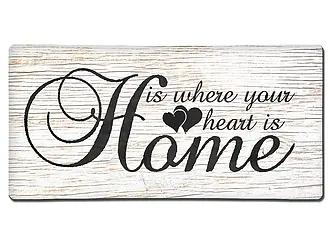 Beispiel Vintage Stil Home Schild