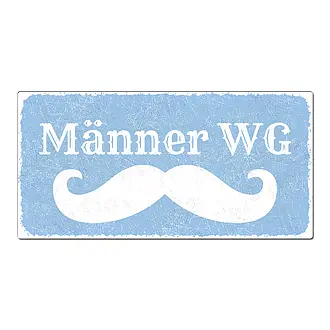 Vintage Schild Männer WG