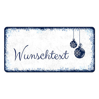 Weihnachtsdeko Schild mit Wunschtext Weihnachtsdeko Schild mit Wunschtext