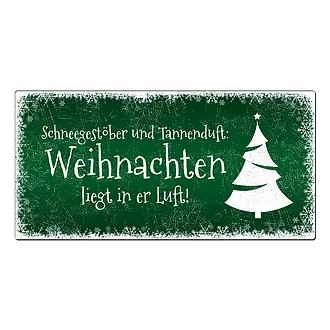 Weihnachtsdeko mit Wunschtext