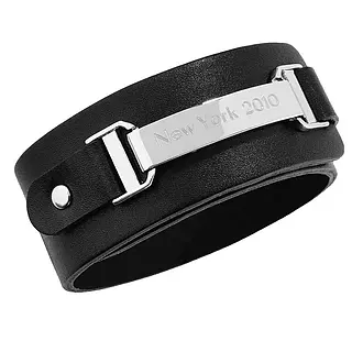 Lederarmband Rover schwarz