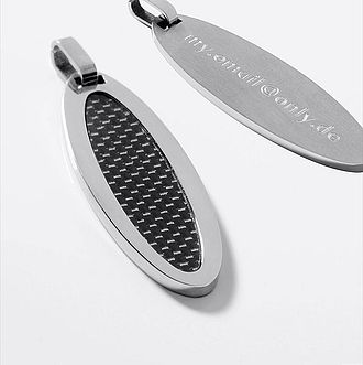 Silberanhänger mit Gravur Silberanhänger mit Gravur