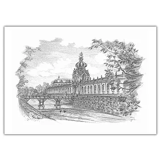 Zwinger Dresden - Kunstdruck