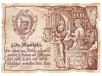 Kunstbild Apotheker