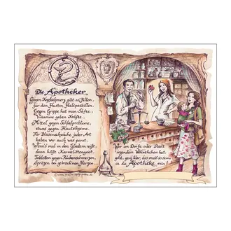 Bild Apotheker mit Wunschtext