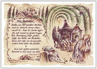 Zunftbild Bestatter - farbig