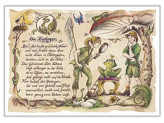 Zunftbild Biologe - farbig