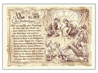 Kunstbild Bodenleger