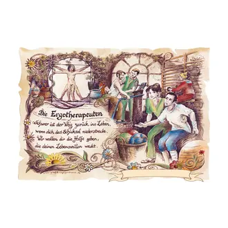 Bild Ergotherapeut mit Wunschtext