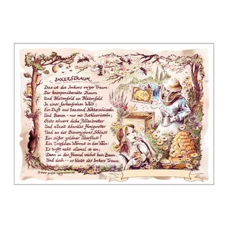 Zunftbild Imkerstraum mit Wunschtext