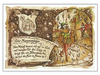 Zunftbild Kammerjäger - farbig