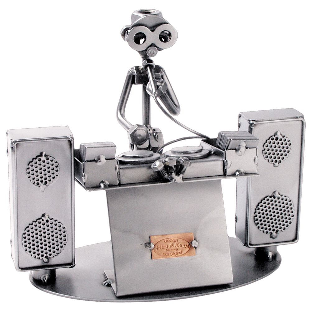 Auf Uns günstig Kaufen-Schraubenmännchen Diskjockey Classic. Schraubenmännchen Diskjockey Classic <![CDATA[Geben Sie einen Wunschtext an, wird das Schraubenmännchen gegen Aufpreis mit einem kleinen Schild mit Kette geliefert. Auf dem Schild ist Platz für eine persönli