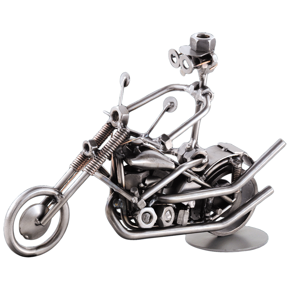 Schraubenmännchen - Mann auf Motorrad - Harley