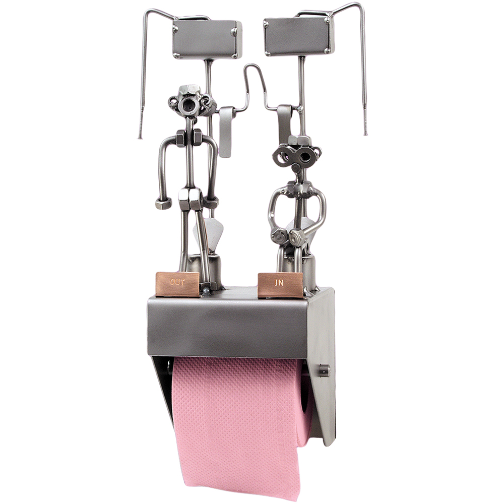 Schraubenpaar Toilettenpapierhalter. Schraubenpaar Toilettenpapierhalter <![CDATA[Geben Sie einen Wunschtext an, wird das Schraubenmännchen gegen Aufpreis mit einem kleinen Schild mit Kette geliefert. Auf dem Schild ist Platz für eine persönliche Botschaf DAS günstig Kaufen-Schraubenpaar Toilettenpapierhalter. Schraubenpaar Toilettenpapierhalter <![CDATA[Geben Sie einen Wunschtext an, wird das Schraubenmännchen gegen Aufpreis mit einem kleinen Schild mit Kette geliefert. Auf dem Schild ist Platz für eine persönliche Botschaf