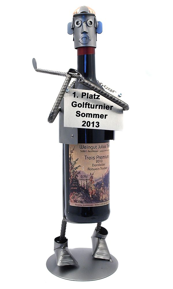 Weinflaschenhalter Golfspieler. Weinflaschenhalter Golfspieler <![CDATA[Geben Sie einen Wunschtext an, wird das Schraubenmännchen gegen Aufpreis mit einem kleinen Schild mit Kette geliefert. Auf dem Schild ist Platz für eine persönliche Botschaft, eine Wi Flasche Mit günstig Kaufen-Weinflaschenhalter Golfspieler. Weinflaschenhalter Golfspieler <![CDATA[Geben Sie einen Wunschtext an, wird das Schraubenmännchen gegen Aufpreis mit einem kleinen Schild mit Kette geliefert. Auf dem Schild ist Platz für eine persönliche Botschaft, eine Wi
