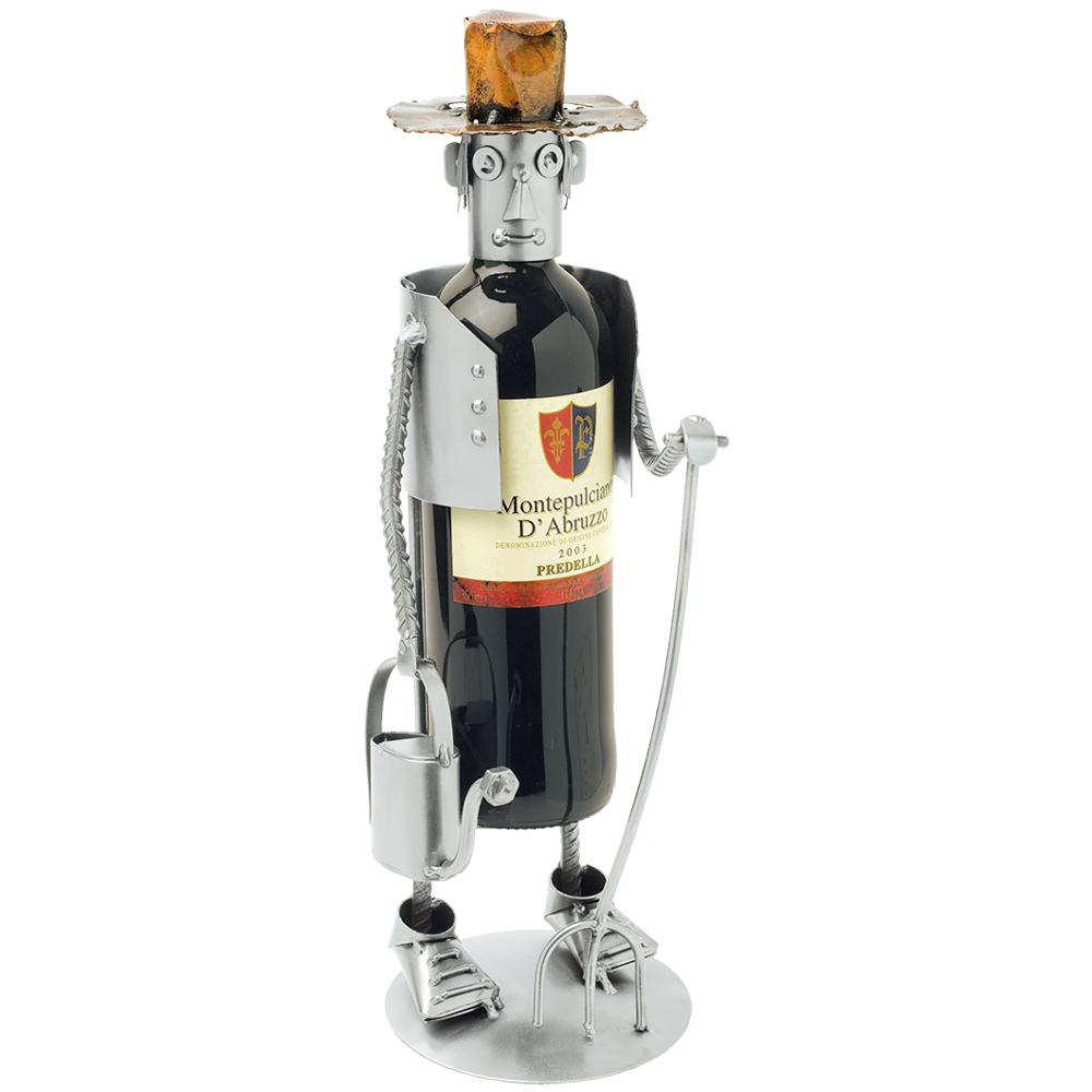 Auf Uns günstig Kaufen-Weinflaschenhalter Gärtner. Weinflaschenhalter Gärtner <![CDATA[Geben Sie einen Wunschtext an, wird das Schraubenmännchen gegen Aufpreis mit einem kleinen Schild mit Kette geliefert. Auf dem Schild ist Platz für eine persönliche Botschaft, eine 