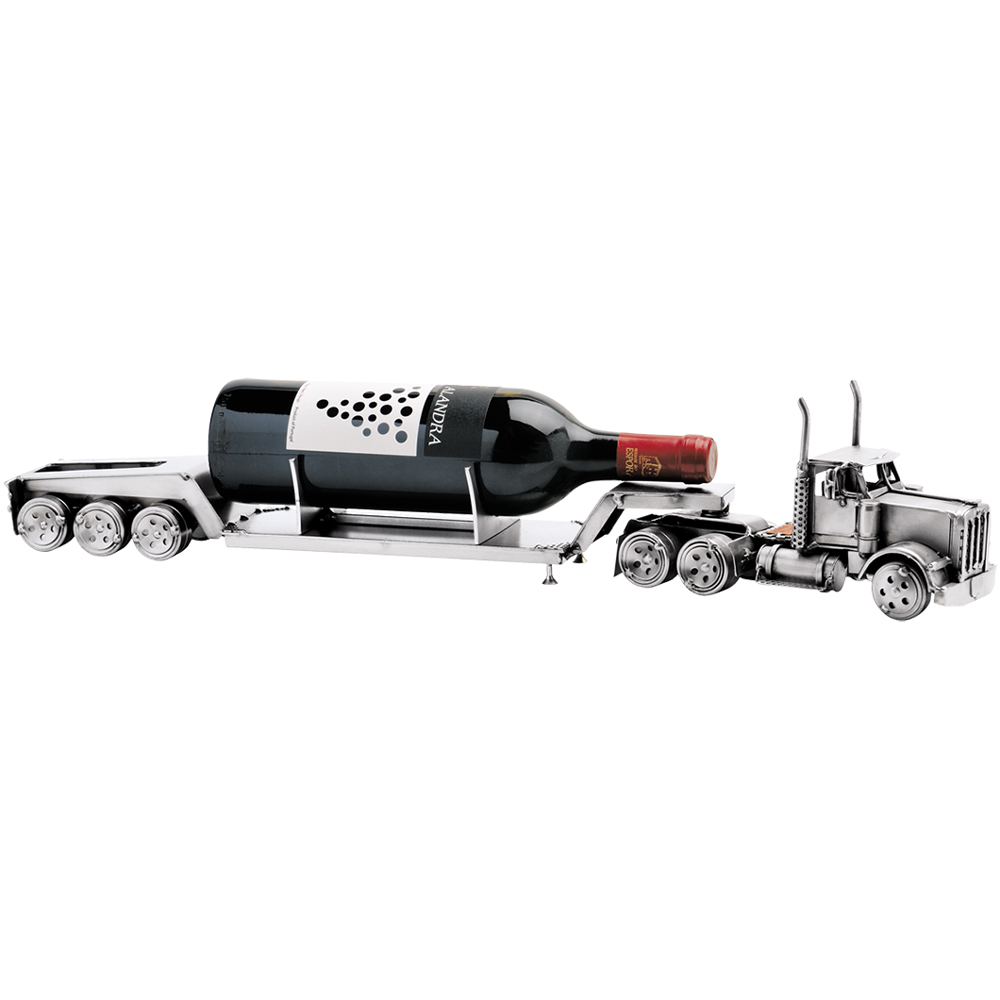 Metallfahrzeug LKW Tieflader als Weinflaschenhalter. Metallfahrzeug LKW Tieflader als Weinflaschenhalter <![CDATA[Geben Sie einen Wunschtext an, wird das Schraubenmännchen gegen Aufpreis mit einem kleinen Schild mit Kette geliefert. Auf dem Schild ist Pla Der kleine günstig Kaufen-Metallfahrzeug LKW Tieflader als Weinflaschenhalter. Metallfahrzeug LKW Tieflader als Weinflaschenhalter <![CDATA[Geben Sie einen Wunschtext an, wird das Schraubenmännchen gegen Aufpreis mit einem kleinen Schild mit Kette geliefert. Auf dem Schild ist Pla