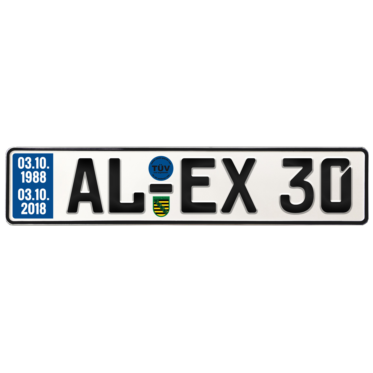 Geschenk zum 30. Geburtstag – Schild mit TÜV