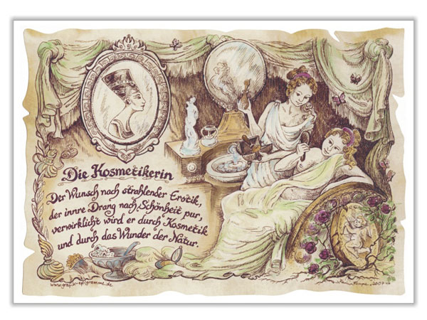 Sicherungsgriff,Der günstig Kaufen-Zunftbild Kosmetikerin auf Antikpapier im A4-Format. Zunftbild Kosmetikerin auf Antikpapier im A4-Format <![CDATA[Der Versand des Bildes mit dem optional erhältlichen Bilderrahmen erfolgt in 2 getrennten Lieferungen.]]>. 