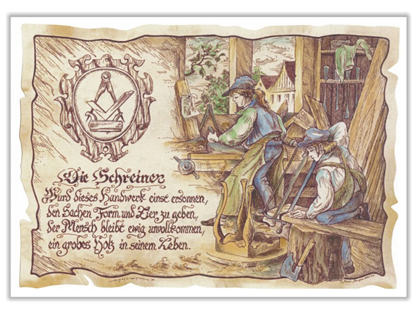 Schrei im günstig Kaufen-Zunftbild Schreiner auf Antikpapier im A4-Format. Zunftbild Schreiner auf Antikpapier im A4-Format <![CDATA[Der Versand des Bildes mit dem optional erhältlichen Bilderrahmen erfolgt in 2 getrennten Lieferungen.]]>. 