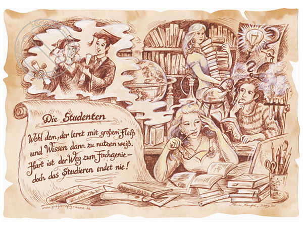 Format günstig Kaufen-Zunftbild Student auf Antikpapier im A4-Format. Zunftbild Student auf Antikpapier im A4-Format <![CDATA[Der Versand des Bildes mit dem optional erhältlichen Bilderrahmen erfolgt in 2 getrennten Lieferungen.]]>. 