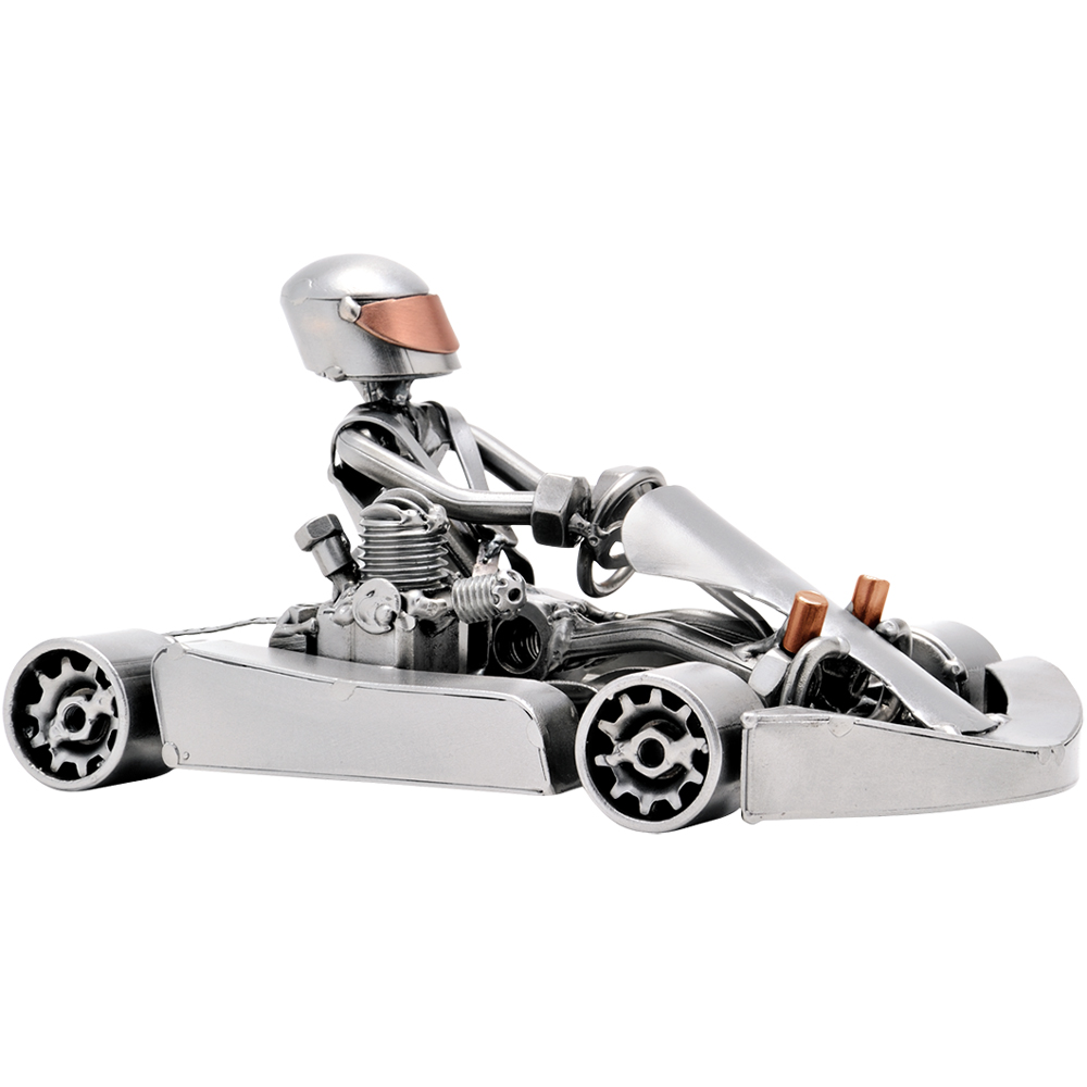 Auf Uns günstig Kaufen-Schraubenmännchen Go-Kart. Schraubenmännchen Go-Kart <![CDATA[Geben Sie einen Wunschtext an, wird das Schraubenmännchen gegen Aufpreis mit einem kleinen Schild mit Kette geliefert. Auf dem Schild ist Platz für eine persönliche Botschaft, eine Wi