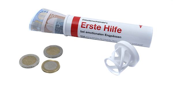 Kleinigkeiten im Geschenkeröhrchen originell verpacken - Erste Hilfe