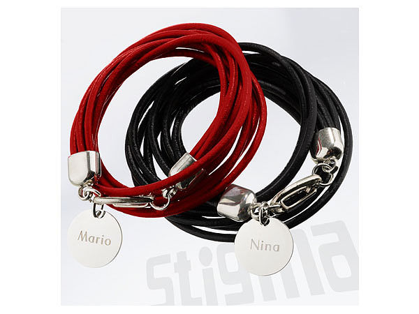 Echtes Lederarmband -  Bandits - auch als Chocker