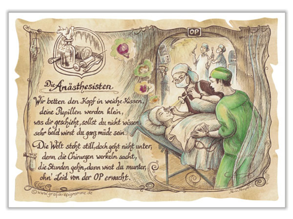 on The günstig Kaufen-Zunftbild Anästhesist auf Antikpapier im A4-Format. Zunftbild Anästhesist auf Antikpapier im A4-Format <![CDATA[Der Versand des Bildes mit dem optional erhältlichen Bilderrahmen erfolgt in 2 getrennten Lieferungen.]]>. 
