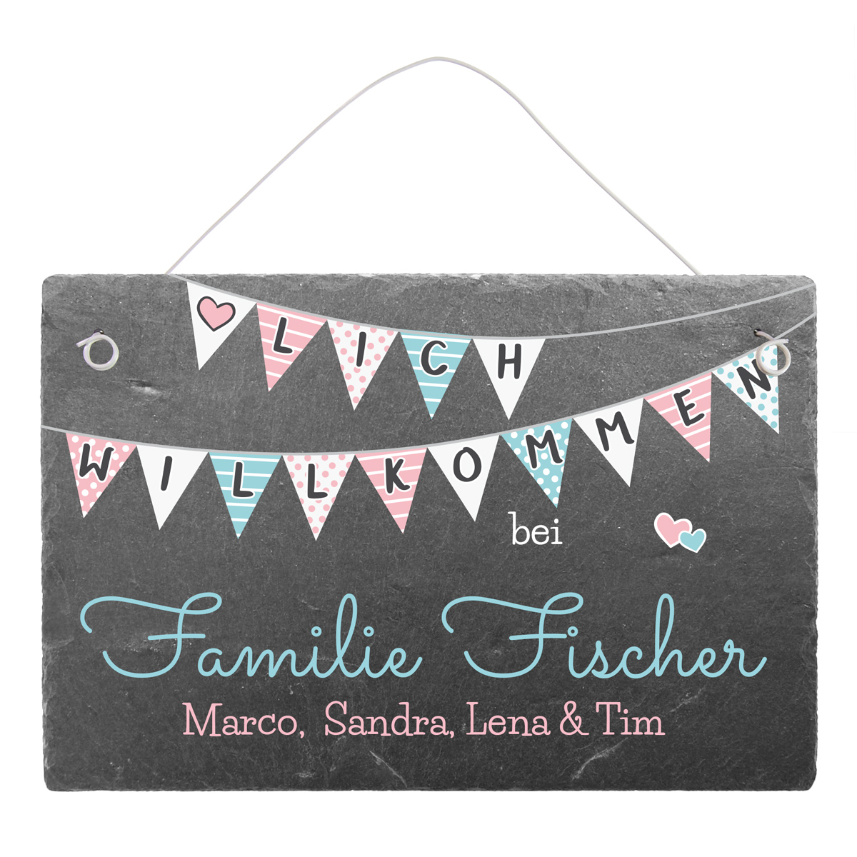 sind günstig Kaufen-Herzlich Willkommen Schild aus Schiefer mit Personalisierung  30 x 20 cm. Herzlich Willkommen Schild aus Schiefer mit Personalisierung  30 x 20 cm <![CDATA[Hinweis: Schieferschilder sind Naturprodukte mit möglichen Einschlüssen oder Verfärbungen, die kein