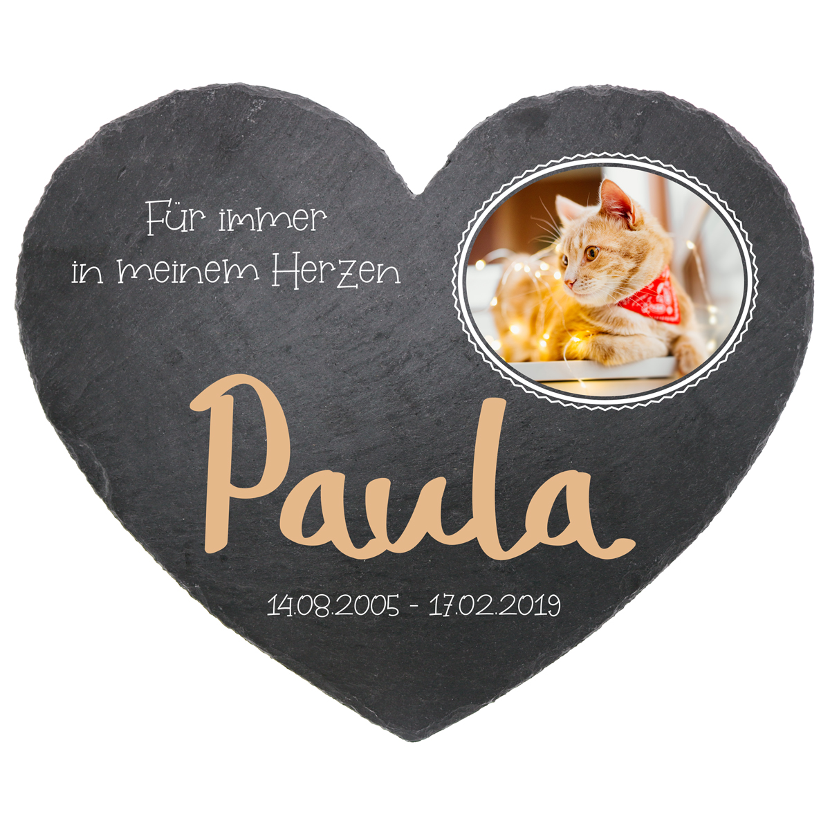 sind günstig Kaufen-Erinnerungstafel für Haustiere - Schieferherz 24 cm. Erinnerungstafel für Haustiere - Schieferherz 24 cm <![CDATA[Hinweis: Schieferschilder sind Naturprodukte mit möglichen Einschlüssen oder Verfärbungen, die kein Grund zur Reklamation sind. Bed