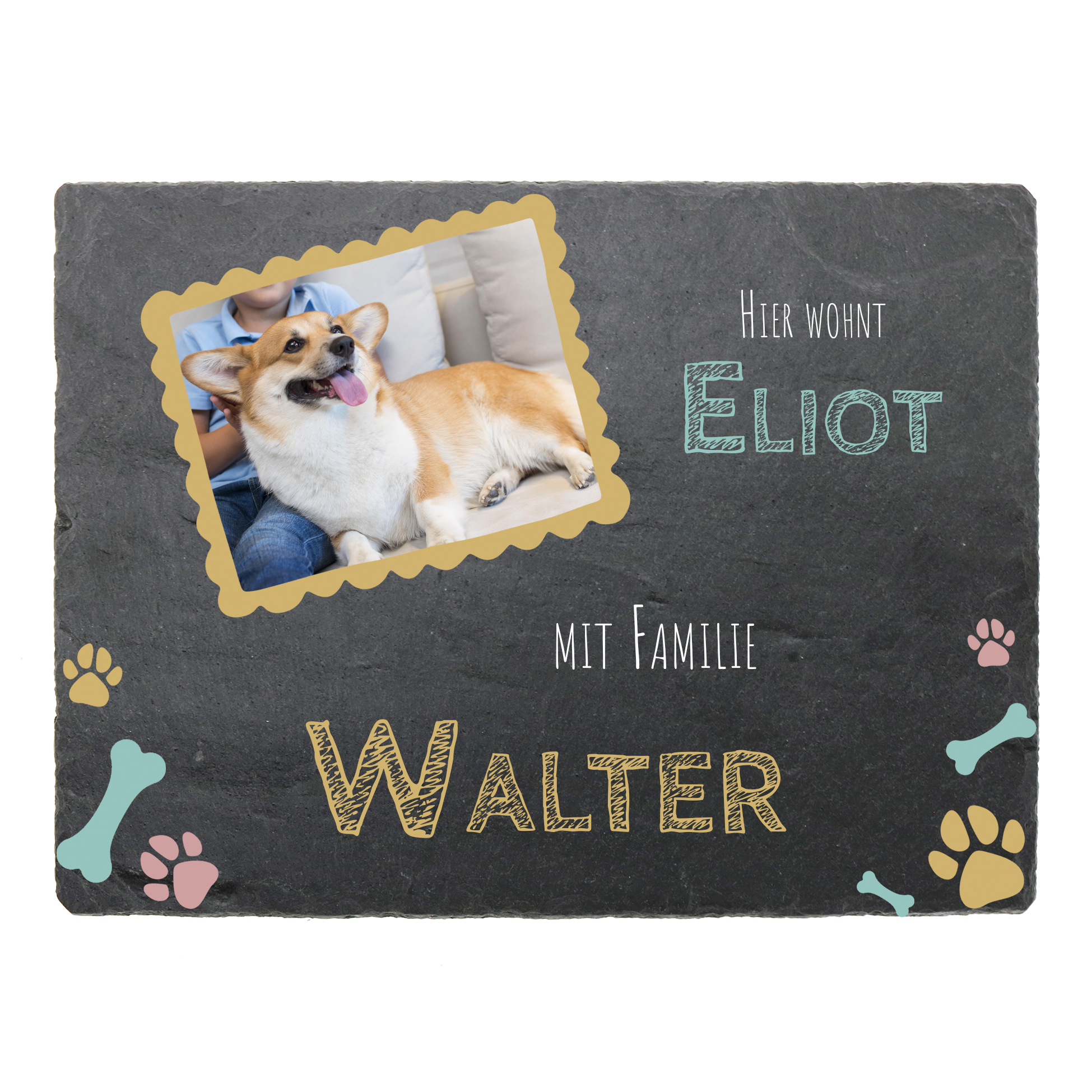 Türschild aus Schiefer mit Foto, Name und Hundename 30 x 20 cm. Türschild aus Schiefer mit Foto, Name und Hundename 30 x 20 cm <![CDATA[Hinweis: Schieferschilder sind Naturprodukte mit möglichen Einschlüssen oder Verfärbungen, die kein Grund z kein günstig Kaufen-Türschild aus Schiefer mit Foto, Name und Hundename 30 x 20 cm. Türschild aus Schiefer mit Foto, Name und Hundename 30 x 20 cm <![CDATA[Hinweis: Schieferschilder sind Naturprodukte mit möglichen Einschlüssen oder Verfärbungen, die kein Grund z