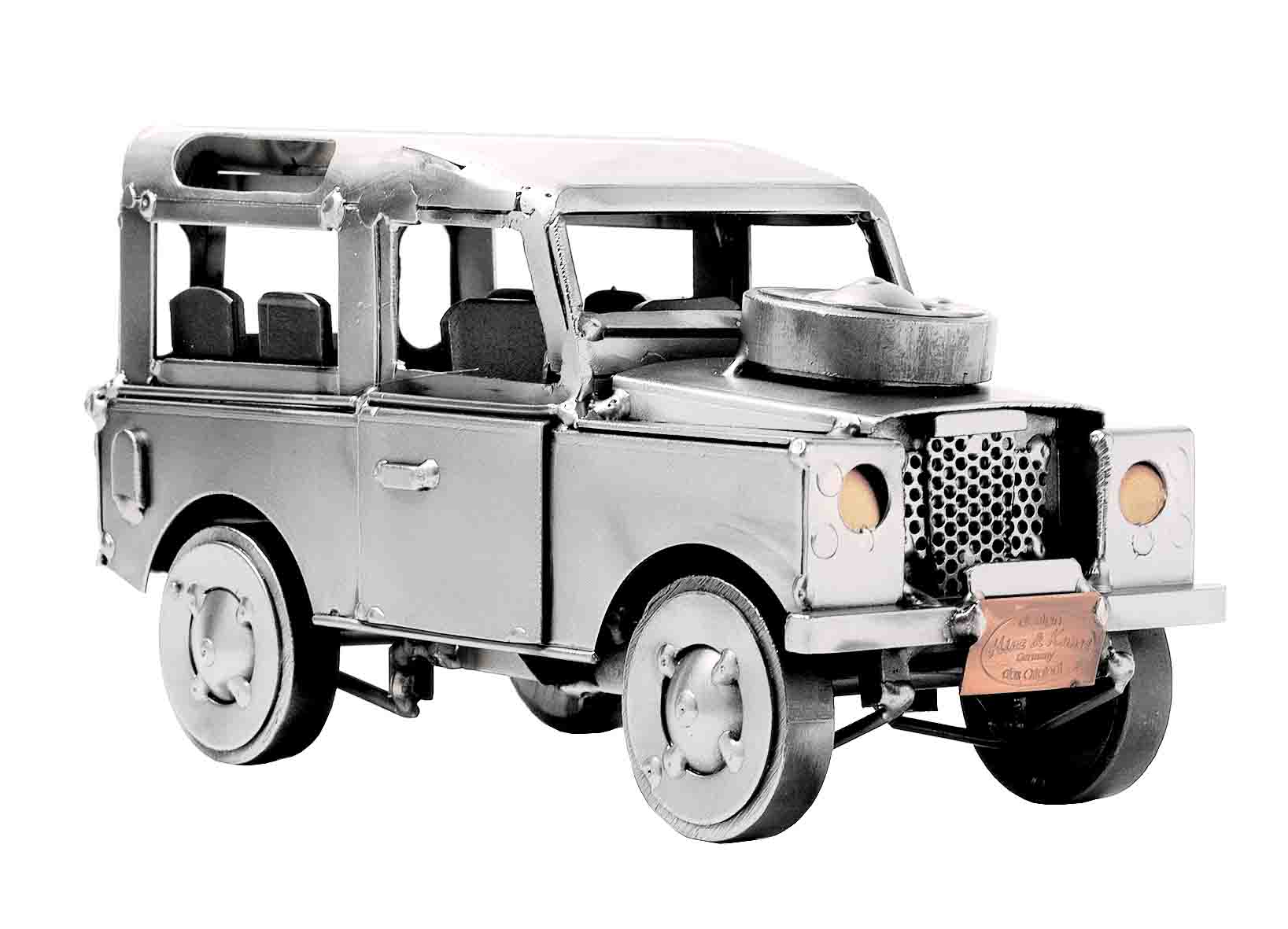 Landrover aus Metall. Landrover aus Metall <![CDATA[Geben Sie einen Wunschtext an, wird das Schraubenmännchen gegen Aufpreis mit einem kleinen Schild mit Kette geliefert. Auf dem Schild ist Platz für eine persönliche Botschaft, eine Widmung, Glückwünsche Platz günstig Kaufen-Landrover aus Metall. Landrover aus Metall <![CDATA[Geben Sie einen Wunschtext an, wird das Schraubenmännchen gegen Aufpreis mit einem kleinen Schild mit Kette geliefert. Auf dem Schild ist Platz für eine persönliche Botschaft, eine Widmung, Glückwünsche