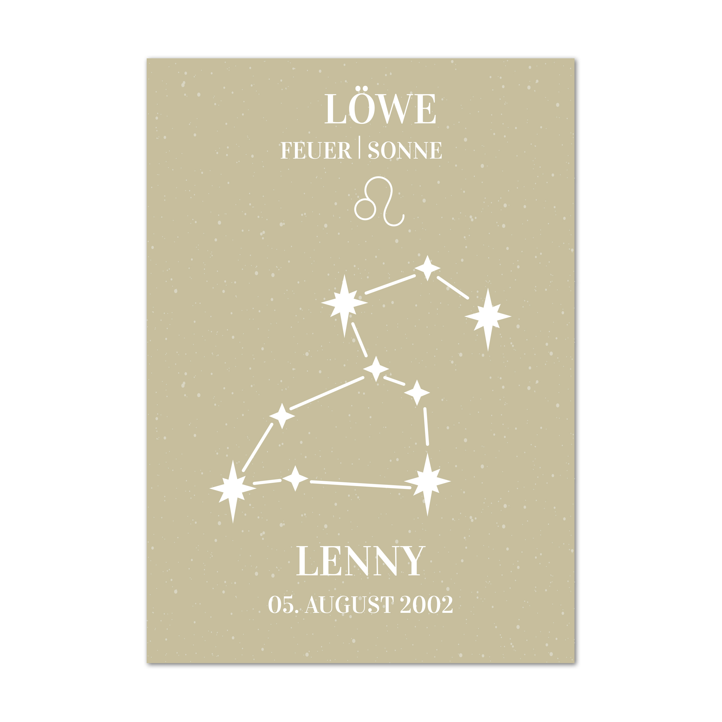 Sternzeichen-Schild – mehrere Größen | Leo