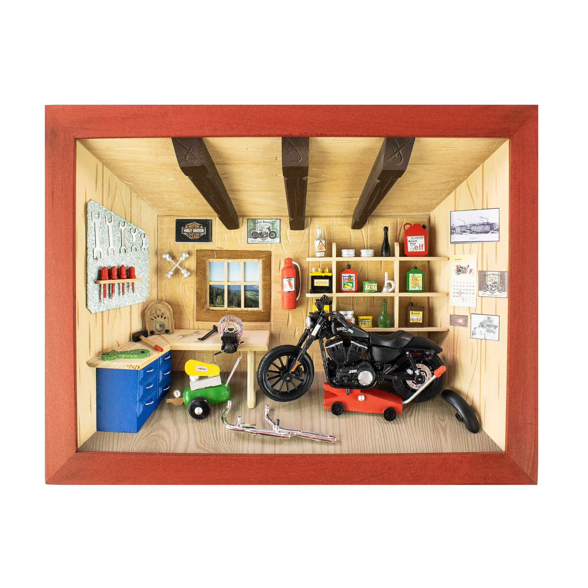 3D-Holzbild