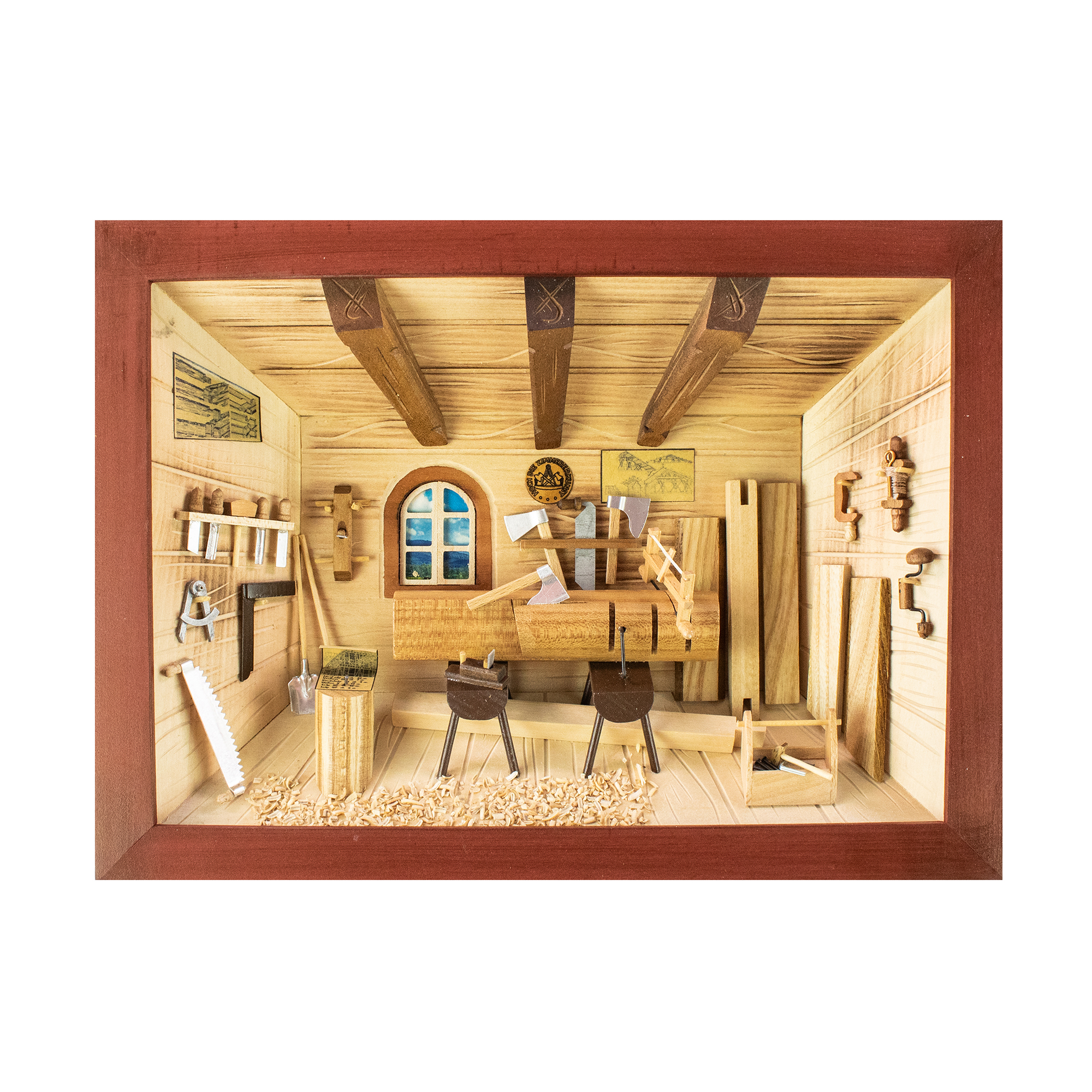 3D-Holzbild