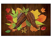 Herbstliche Farbenpracht für Ihre Eingangstür So bunt ist der Herbst. In der Saison macht Dekorieren besonders viel Spaß. Aber es kommt auch mehr Schmutz von draußen mit ins Haus hinein. Deshalb ... Fußmatte Holzflügel