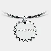 Stern-Anhänger mit Gravur