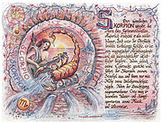 Ein eindrucksvolles und zeitloses Kunstwerk mit dem Sternzeichen Skorpion (24. Oktober - 22. November). Der dazu passende Spruch gibt dem Bild eine besondere Note. Das Bild ist ein Kunstdruck im A4- ... Sternbild Skorpion auf Antikpapier im A4-Format