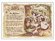 Ein eindrucksvolles und zeitloses Kunstwerk mit dem Berufsmotiv Kellner . Der dazu passende Spruch gibt dem Bild eine besondere Note. Das Bild ist ein Kunstdruck im A4- Format und hat eine ... Zunftbild Kellner auf Antikpapier im A4-Format