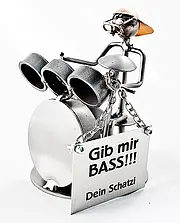 Metallmann Schlagzeuger mit Widmung