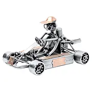 Schraubenmännchen Go Kart Fahrer